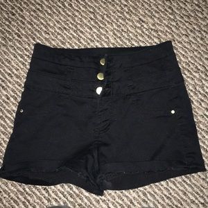 Black Refuge Shorts